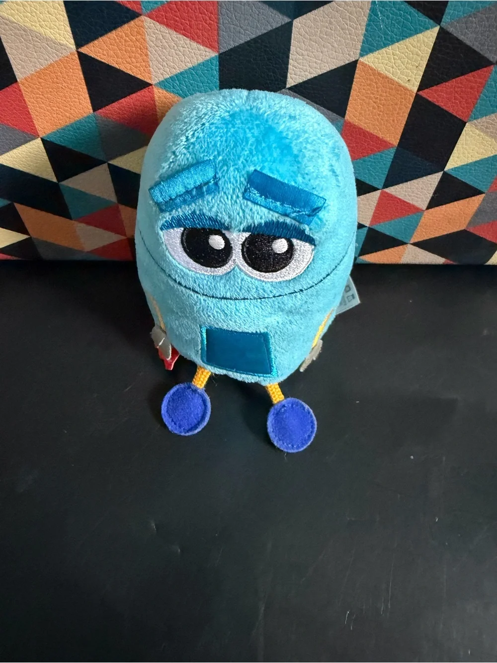Fisher Price StoryBots Blue talking Bang Plush Mini Stuffed Toy Tested Works